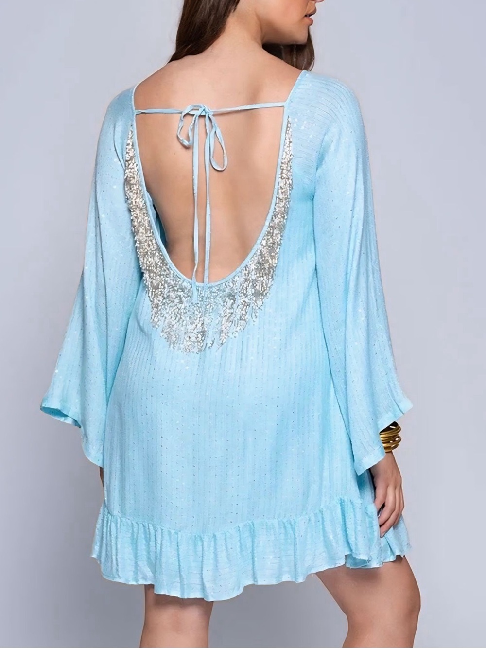 NWT Sundress Indiana Aqua Saint Barth Dress